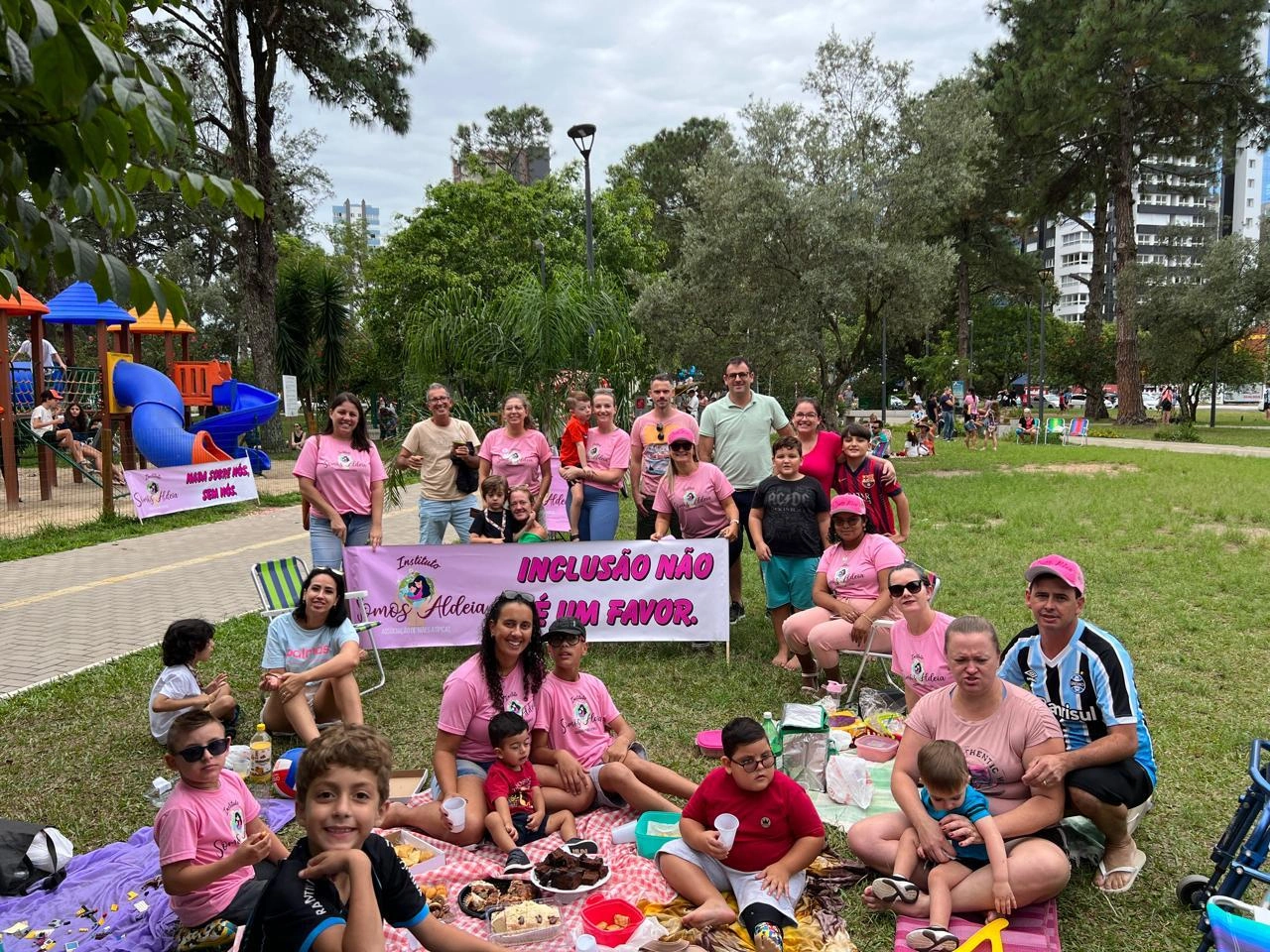 Evento na praça do Vesta Shopping conscientização do autismo